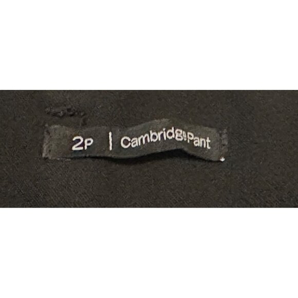 Women's TALBOTS Petite Cambridge Stretch Black Pants Polyester Blend Size 2P - Picture 11 of 15